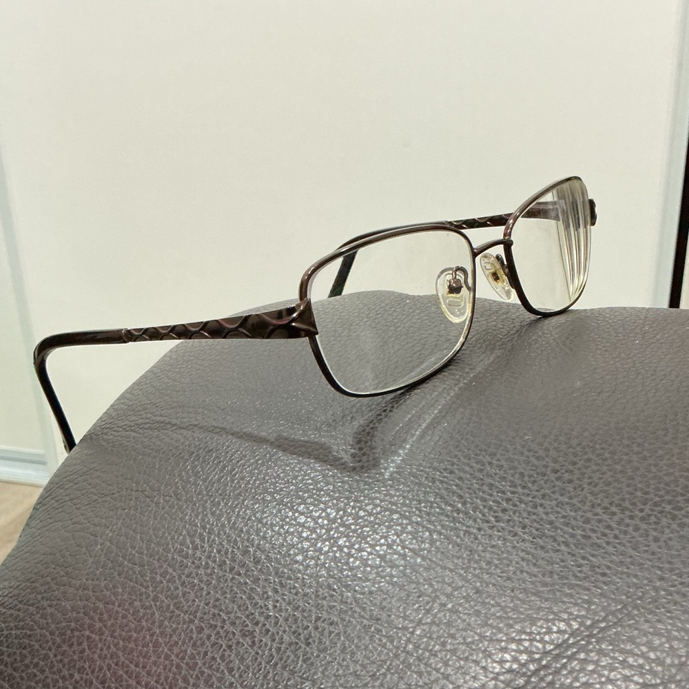 Genevieve Spellbound Brown Metal Eyeglasses Frames